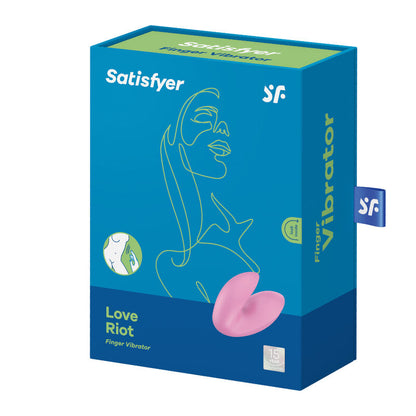 SATISFYER - LOVE RIOT VIBRADOR DE DEDO ROXO