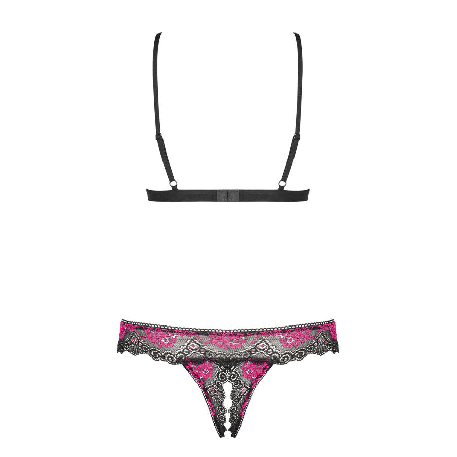 OBSESSIVE - TULIA BRA &amp; TANGA SEM FUNDO L/XL