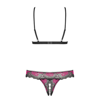 OBSESSIVE - TULIA BRA &amp; TANGA SEM FUNDO L/XL