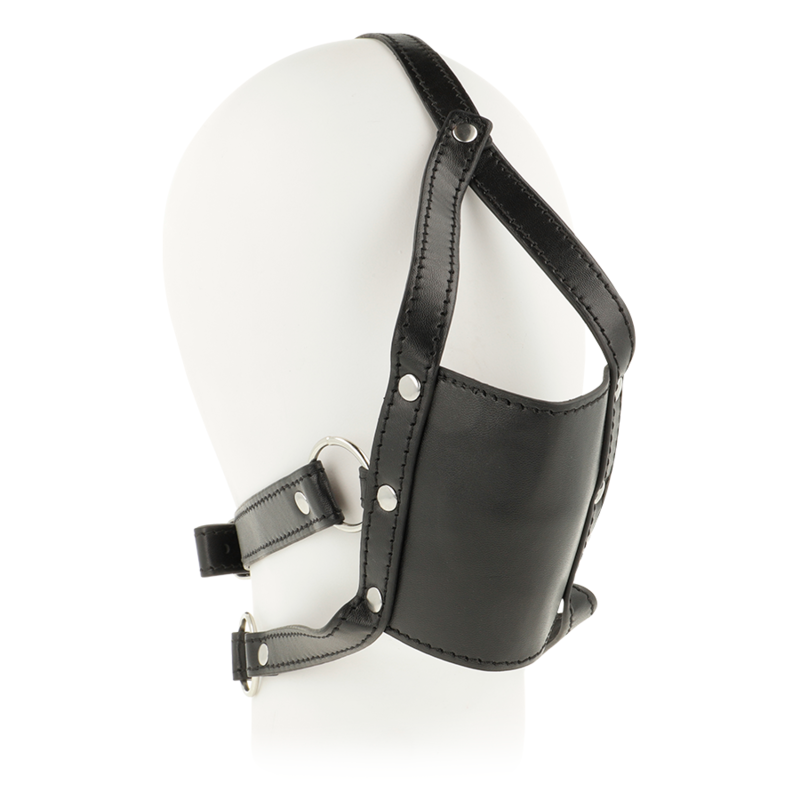 OHMAMA HEAD HARNESS COM COBERTURA DE FOCINHO BALL GAG