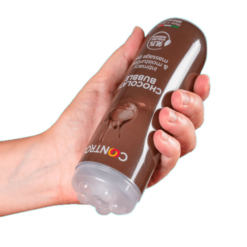 CONTROL - GEL DE MASSAGEM 3 EM 1 CHOCOLATE BUBBLE 200 ML