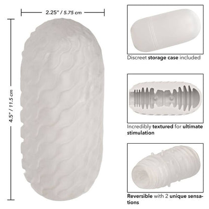 CALEXOTICS - STROKER REVERSÍVEL COM CANELADO