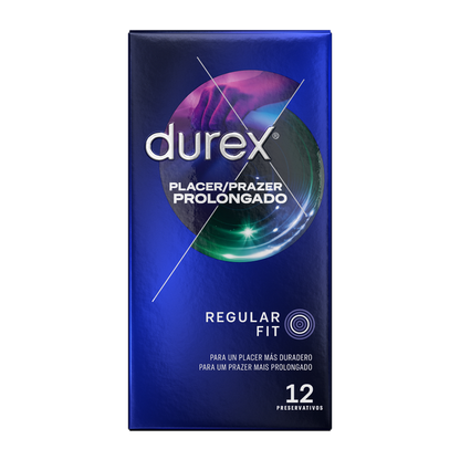 DUREX - PLEASURE PROLONGED DELAYED 12 UNIDADES
