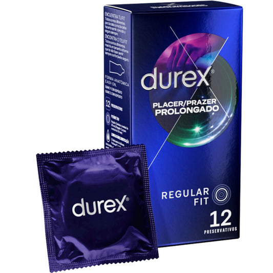 DUREX - PLEASURE PROLONGED DELAYED 12 UNIDADES