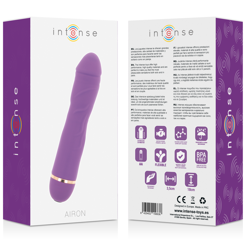 INTENSO - AIRON 20 VELOCIDADES SILICONE LILAC