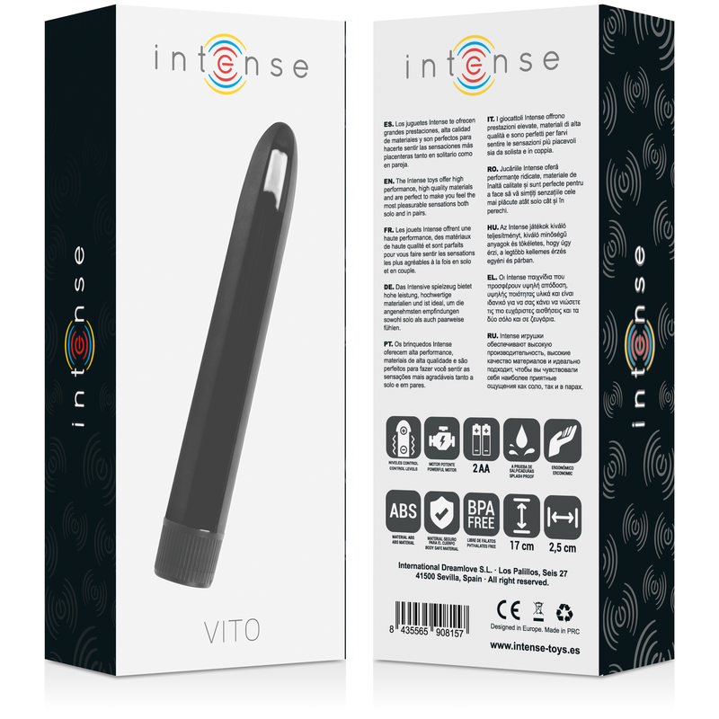 INTENSO - VIBRADOR VITO BLACK