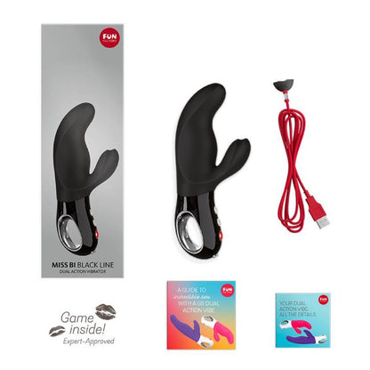 FUN FACTORY - MISS BI RABBIT VIBRATOR SCHWARZE LINIE