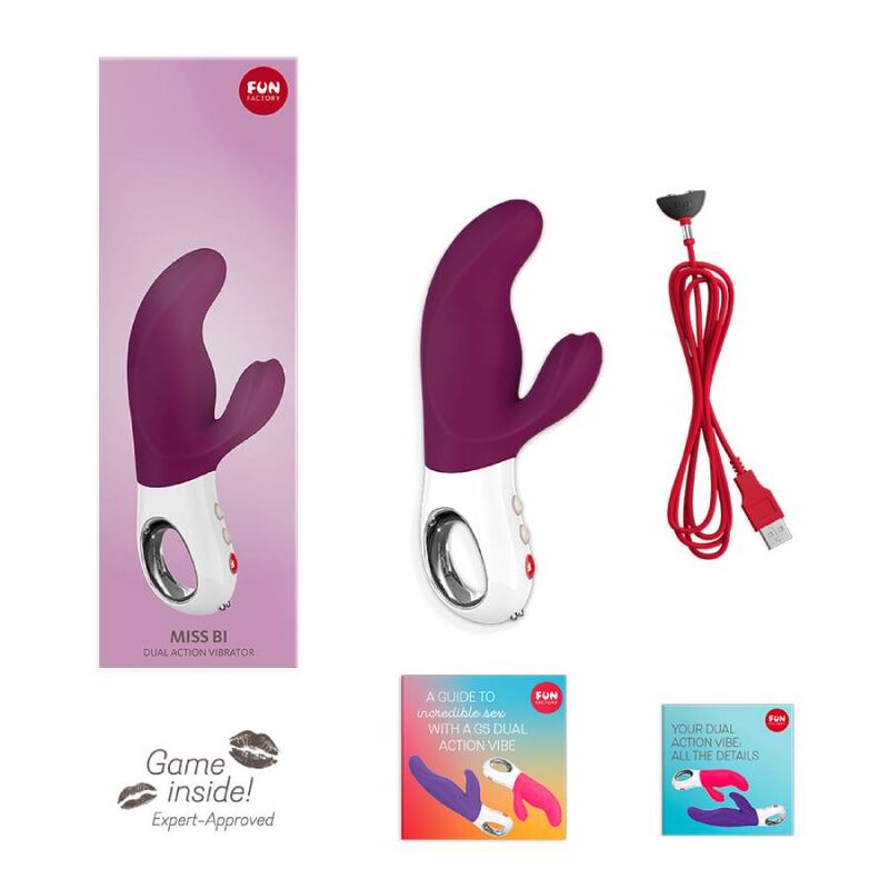 FUN FACTORY - MISS BI DUAL VIBRATOR TRAUBE WEISS