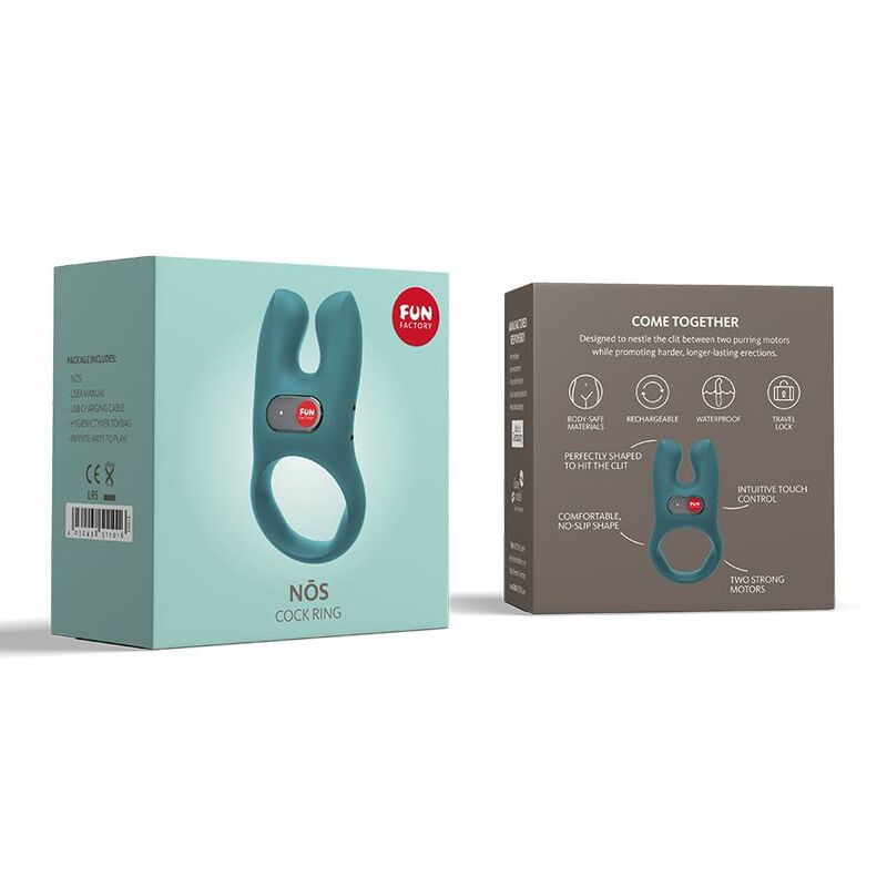 FUN FACTORY - ANEL VIBRANTE NOS COCK RING DEEP SEA BLUE