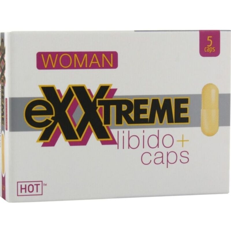 HOT - EXXTREME LIBIDO CAPS MULHER 5 PCS