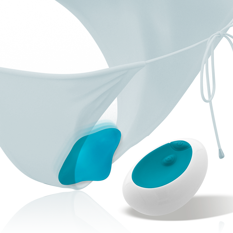 INTENSO - CALCINHA SAMANTHA COM CONTROLE REMOTO AZUL