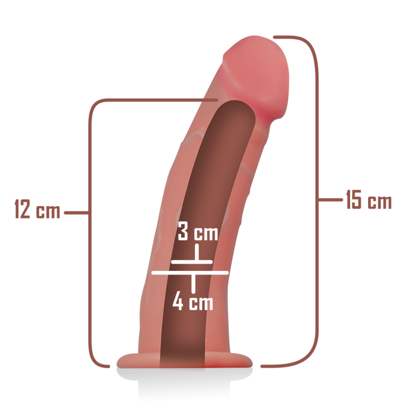 INTENSE - ARREIO OCO COM DILDO 16 X 3 CM