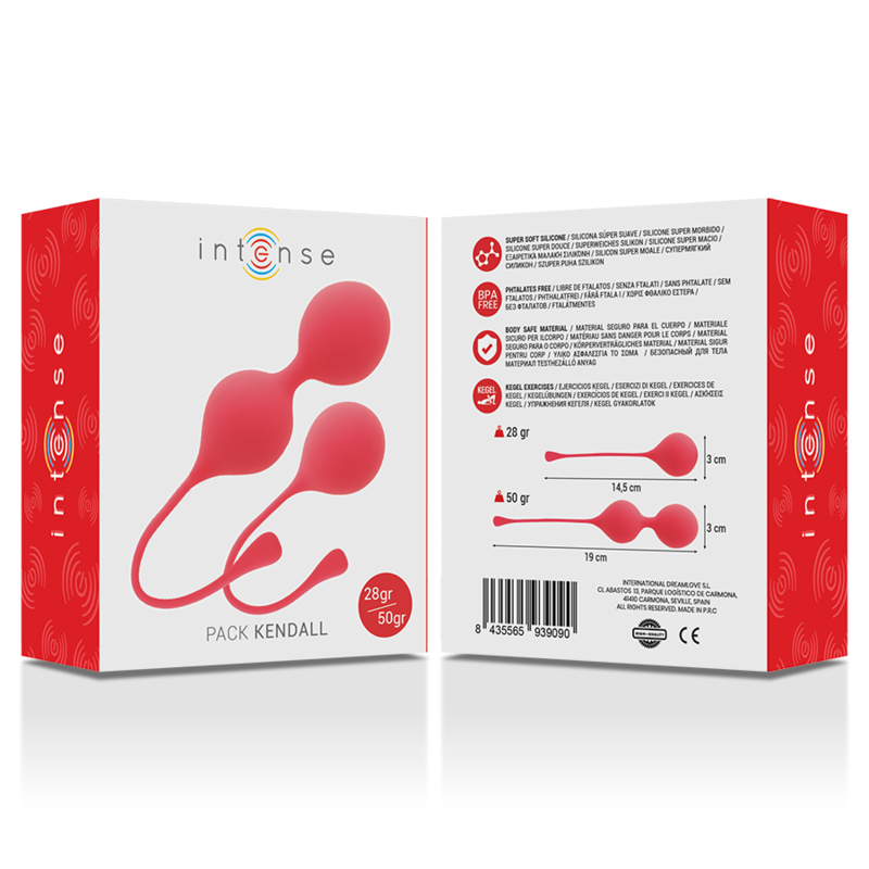 INTENSO - KEGEL BALLS PACK KENDALL VERMELHO