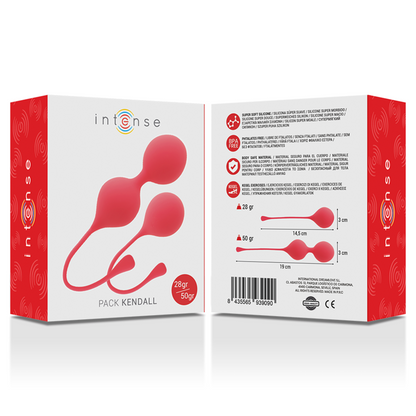 INTENSO - KEGEL BALLS PACK KENDALL VERMELHO