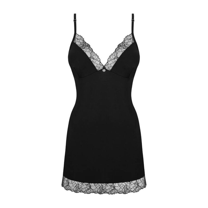 OBSESSIVE - BELLA ROU CHEMISE E TANGA XS/S