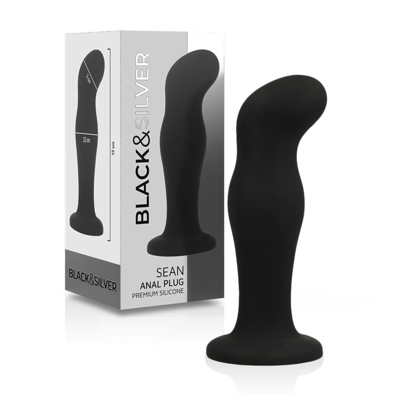 PRETO&amp;PRATA - SEAN PLUG ANAL PREMIUM SILICONE PRETO