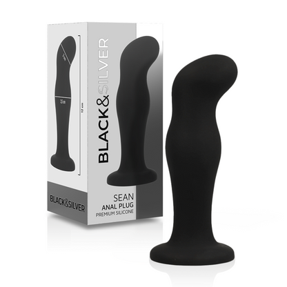 PRETO&amp;PRATA - SEAN PLUG ANAL PREMIUM SILICONE PRETO