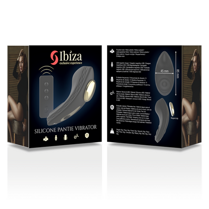 IBIZA - VIBRADOR DE CALCINHA DE SILICONE COM CONTROLE REMOTO