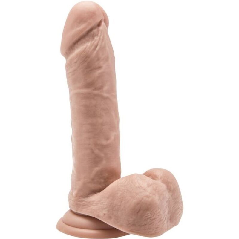 SEJA REAL - DILDO 18 CM COM PELE DE BOLAS