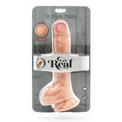 SEJA REAL - DUAL DENSITY DILDO 25,5 CM BOLAS PELE