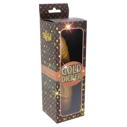 SEJA REAL - VIBRADOR ORIGINAL GOLD DICKER GOLD