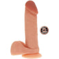 GET REAL - DILDO DE SILICONE 20,5 CM COM PELE DE BOLAS