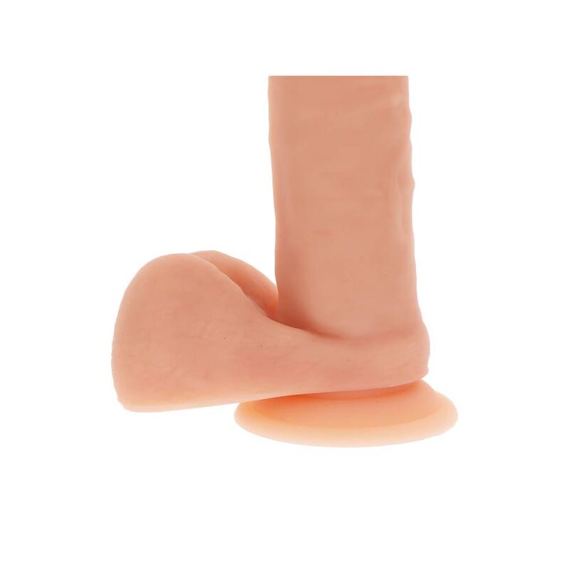 GET REAL - DILDO DE SILICONE 20,5 CM COM PELE DE BOLAS