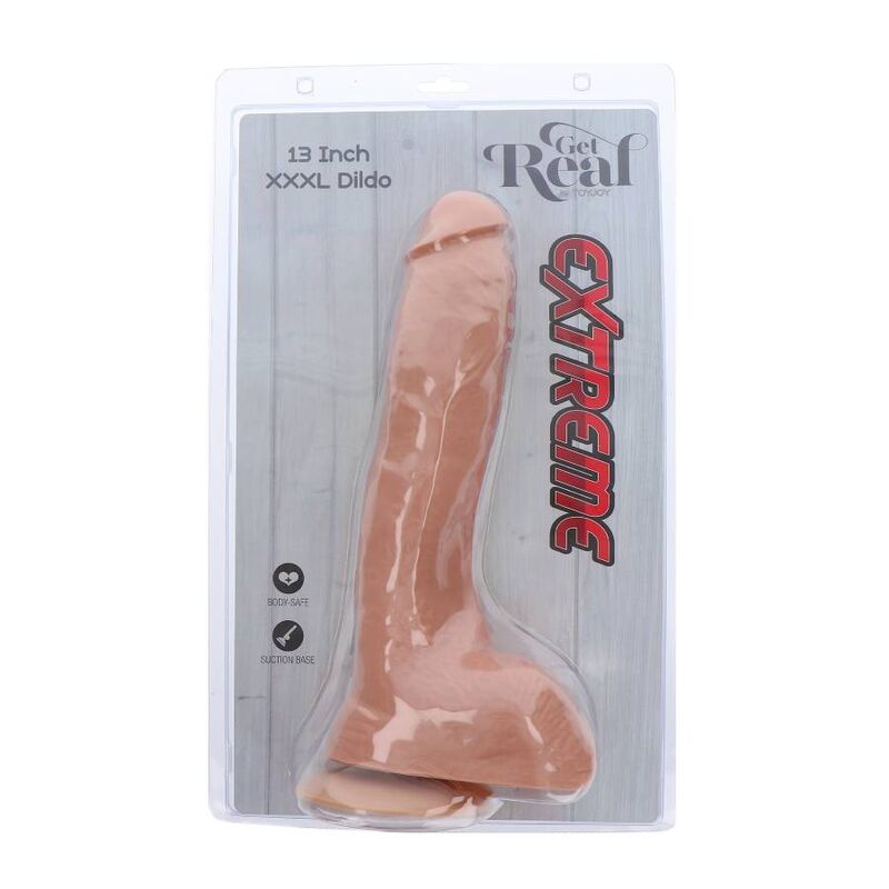 SEJA REAL - DILDO EXTREMO XXXL 34 CM PELE