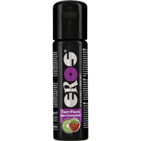 EROS - LUBRIFICANTE COM SABOR A FRUTAS SABOROSAS KIWI-MORANGO 100 ML