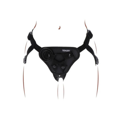 SEJA REAL - ARNÊS COM STRAP-ON PRETO