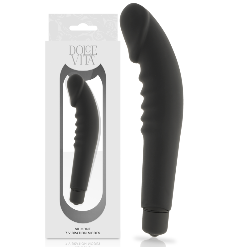 DOLCE VITA - REALISTIC PLEASURE SILICONE PRETO