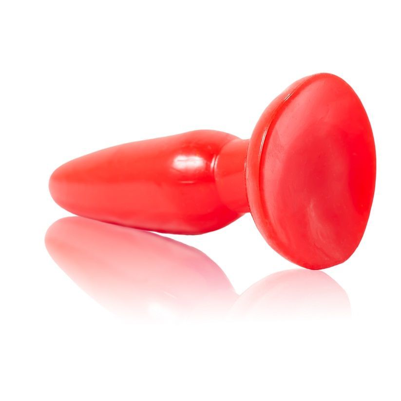 BAILE - PLUG ANAL VERMELHO PEQUENO 15 CM