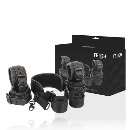 FETICHE SUBMISSIVO - POSIÇÃO DE MESTRE COM 4 ALGEMAS FORRADAS DE NOPRENE