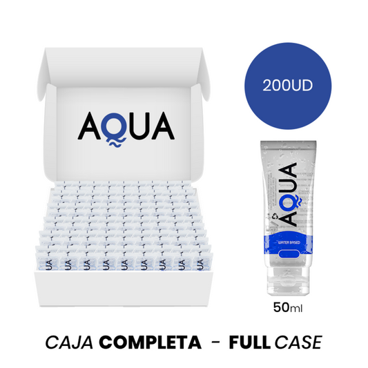 MOQ 200 - LUBRIFICANTE À BASE DE ÁGUA DE QUALIDADE AQUA 50 ML