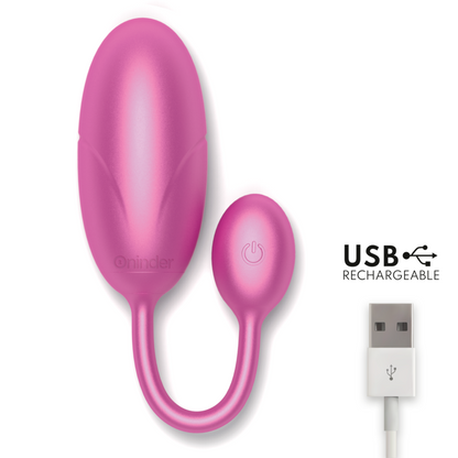 ONINDER - TOKYO VIBRATING EGG ROSA 7,5 X 3,2 CM APLICATIVO GRATUITO