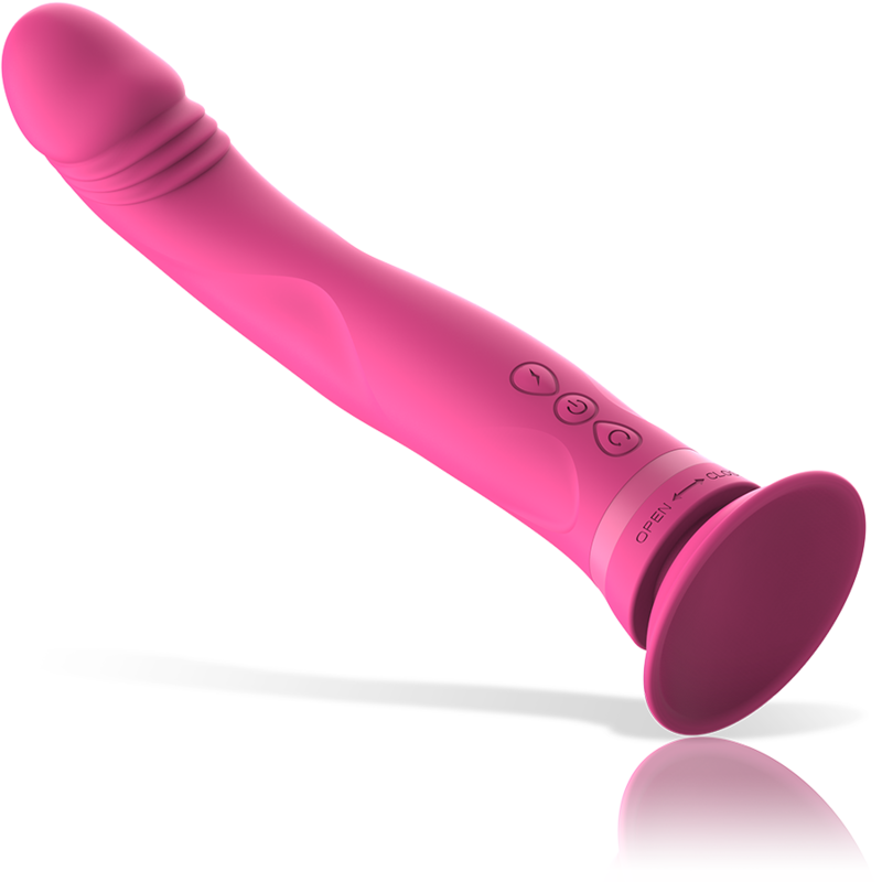 INTENSO - MICHELANGELO VIBRADOR SILICONE ROSA DILDO
