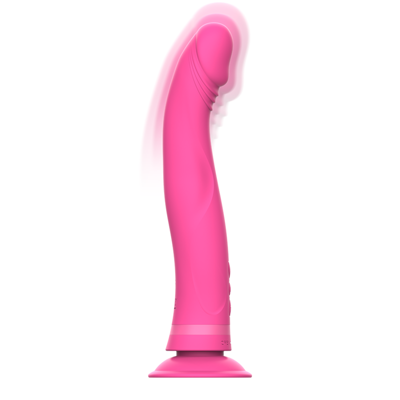 INTENSO - MICHELANGELO VIBRADOR SILICONE ROSA DILDO