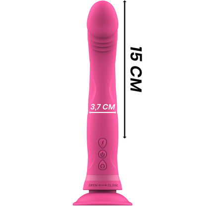 INTENSO - MICHELANGELO VIBRADOR SILICONE ROSA DILDO