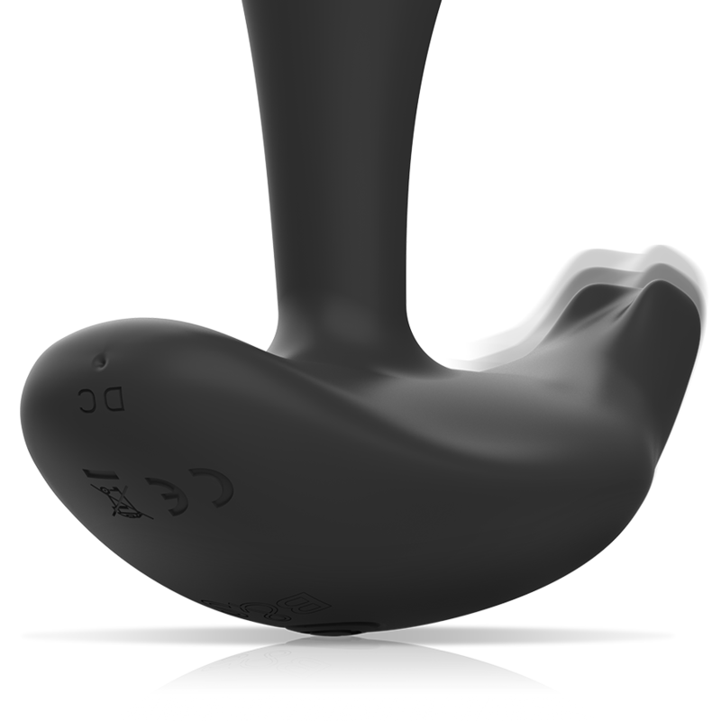 BLACK&amp;SILVER - DWAYNE ANAL PLUG SILICONE CONTROLE REMOTO