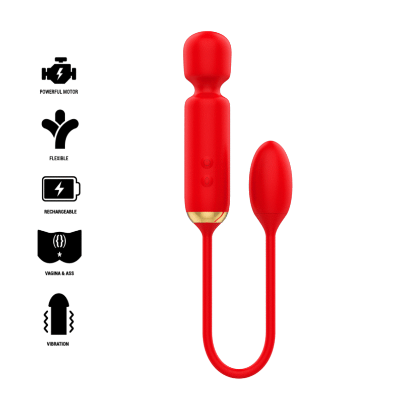 MIA - TOSCANA DUPLO PRAZER VARINHA + OVO VIBRANTE