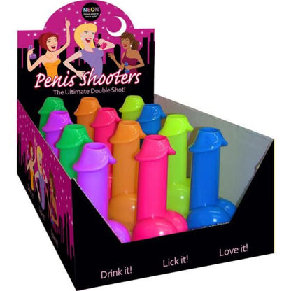 KHEPER GAMES - NEON SHOTS FORM PENIS 1 UNIDADE (COR ALEATÓRIA)
