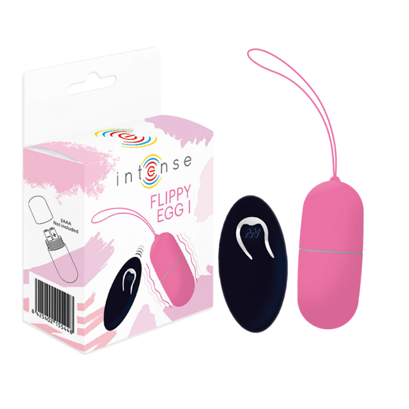 INTENSO - FLIPPY I OVO VIBRANTE COM CONTROLE REMOTO ROSA