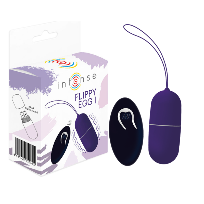 INTENSO - FLIPPY I OVO VIBRANTE COM CONTROLE REMOTO ROXO