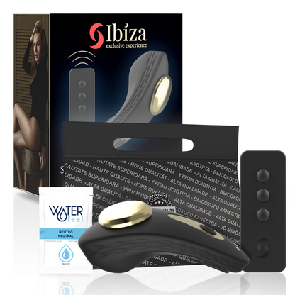 IBIZA - VIBRADOR DE CALCINHA DE SILICONE COM CONTROLE REMOTO