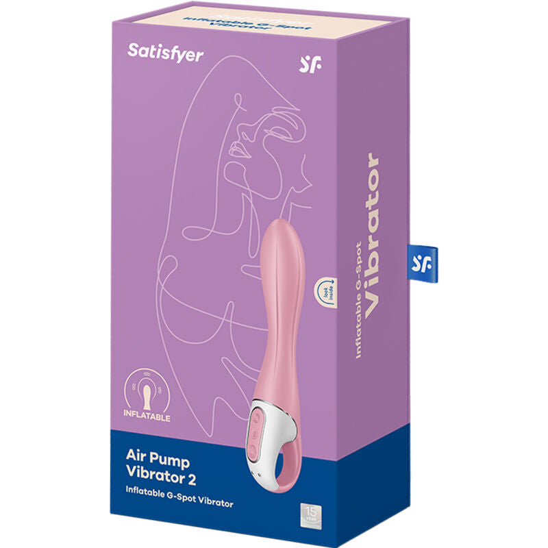 SATISFYER - BOMBA DE AR ​​VIBRADOR 2 ROSA