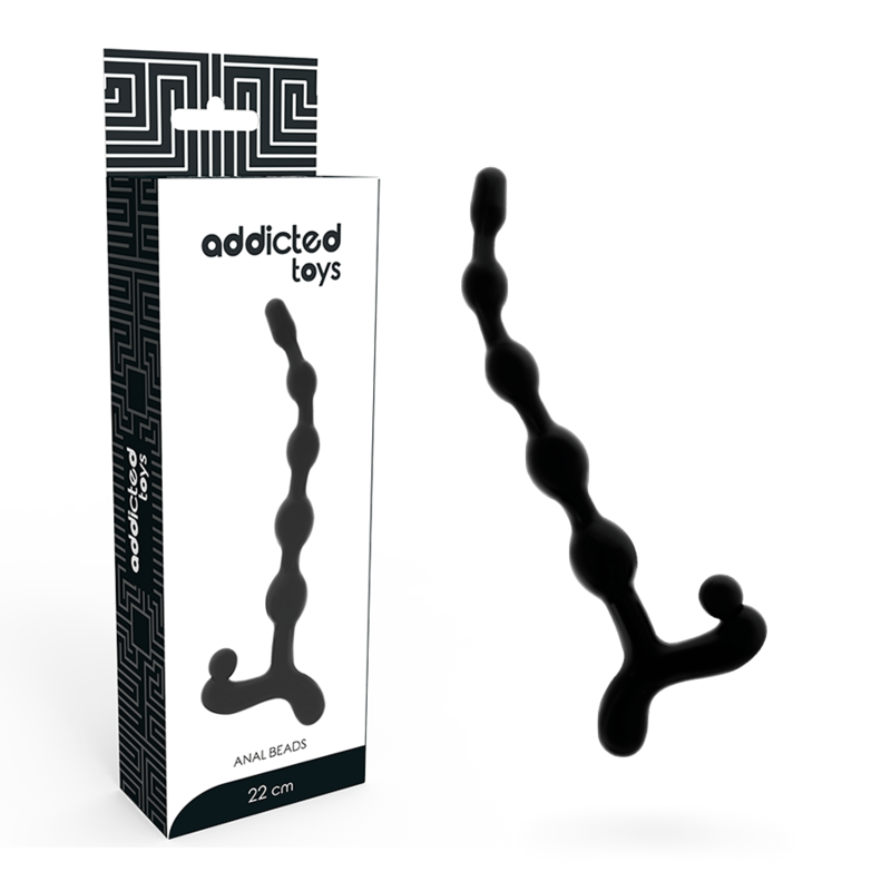 ADDICTED TOYS - BOLAS ANAL 22 CM PRETO