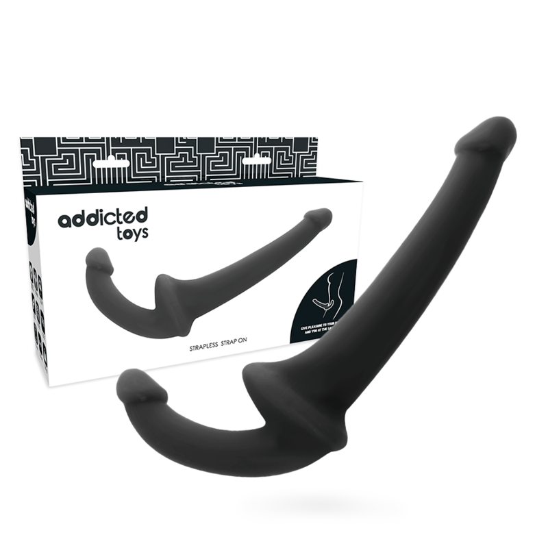 ADDICTED TOYS - DILDO COM RNA S SEM SUJEIÇÃO PRETO
