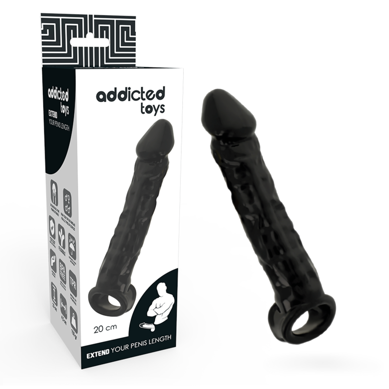 ADDICTED TOYS - EXTENSÃO DONG PRETO