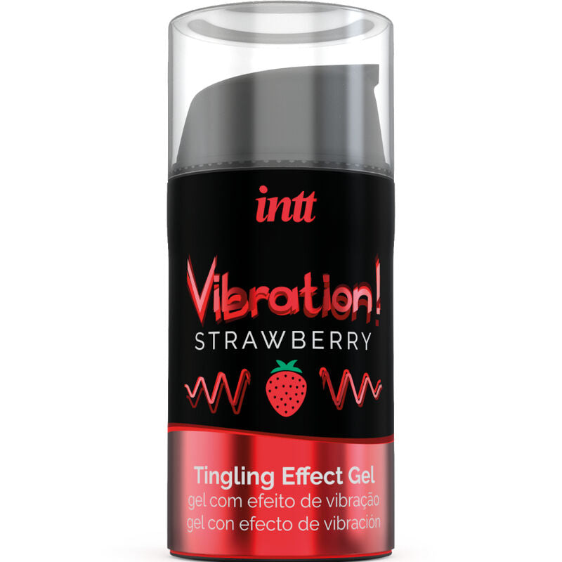 INTT - PODEROSO ESTIMULANTE ÍNTIMO GEL VIBRANTE LÍQUIDO MORANGO 15 ML