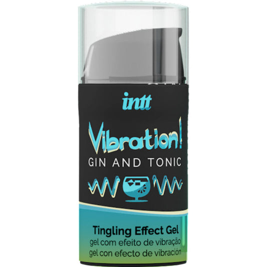 INTT - PODEROSO ESTIMULANTE ÍNTIMO LÍQUIDO VIBRADOR GEL GIN &amp; TÔNICO 15ML